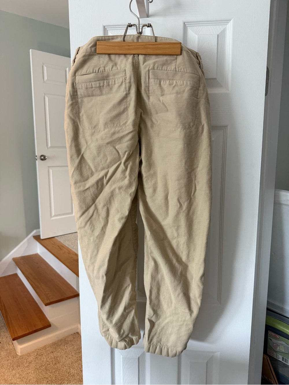 J. Crew Women's Cotton Camp Pant in Light Khaki - Picture 4 of 7